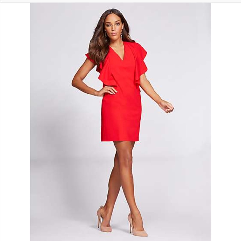 Red New York & Company Dress